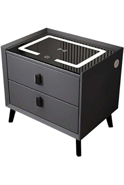 Generic Small Bedside Tables for Small Spaces , Smart Nightstand with speaker...