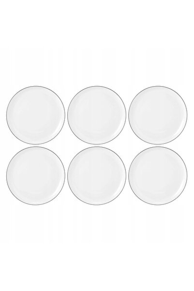 Seltmann- Weiden Bavaria SELTMANN LIDO BLACK LINE Set de 6 farfurii de masă 2...