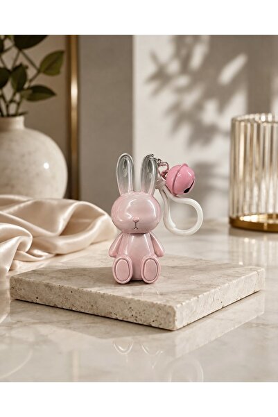KILIF HOUSE Rabbit Figured Moisturizing and Shine-Enhancing Lip Gloss Keychain