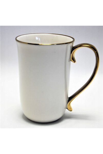 NO BRAND Cană mare de cafea din porțelan 400ml Queen Isabell eleganță și cali...