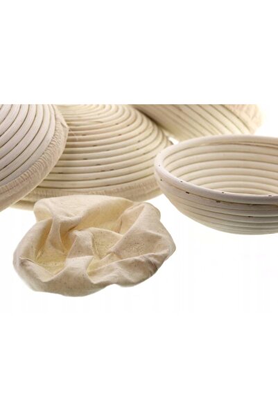 NO BRAND Coș de copt de 23 cm, coș pentru dospit pâine, forme de copt pentru ...