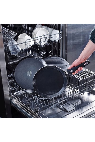 Greenpan Oală joasă Barcelona cu capac, tigaie 30cm 4.8l, pentru inducție și gaz