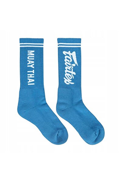 NO BRAND Șosete Fairtex SOCK2 albastre 47/48 EU