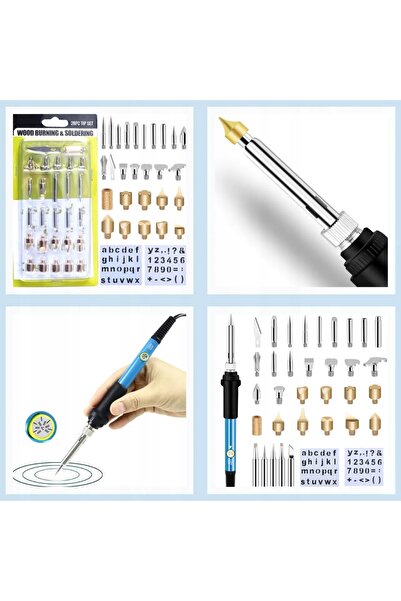 NO BRAND Eurokomp 60 W set de lipit și pirogravură 200-480 ° C