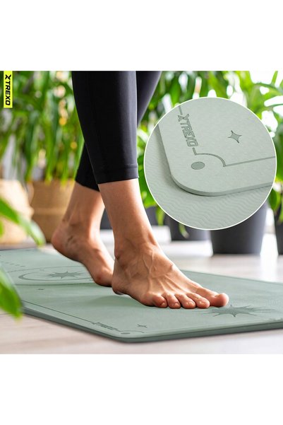 NO BRAND Covor de fitness MOALE și ANTALUNGHIRE pentru exerciții de yoga XTRE...