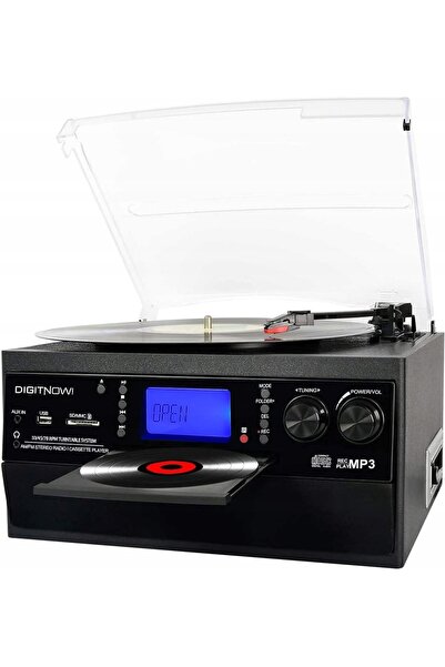 NO BRAND Turntable stereo Digitnow M503 CD vinil casetofon FM AUX M3241