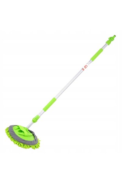 AMIO Perie telescopică de spălare auto din microfibră, cu sistem de curgere, ...
