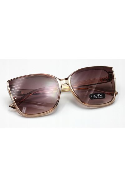 NO BRAND Ochelari de soare de damă, etui cu design umbrit