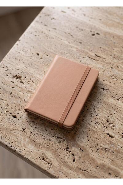 The Mia Striped Coffee Notepad A7 10 X 8 cm