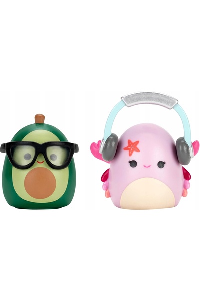 Jazwares Set de husă Squishmallows pentru călătorii + 2 figurine mini Squish ...