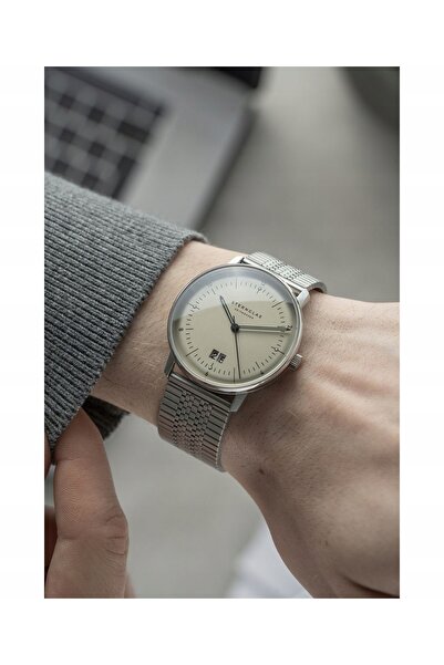 NO BRAND Ceas pentru bărbați Sternglas Naos Big Date Alabaster Sternglas-S01-...