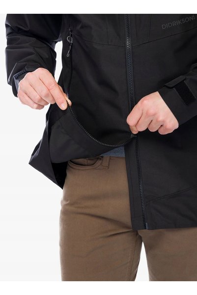 NO BRAND Jachetă de ploaie Didriksons Basil Jacket 4 - negru M