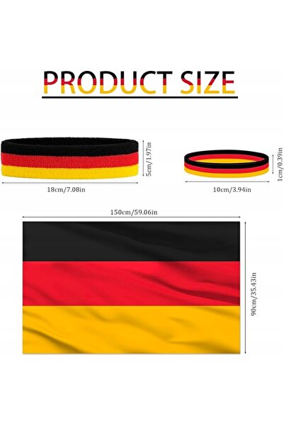 FESTA SET PENTRU FANI DE FOTBAL GERMAN: STEAG, BANDĂ PENTRU CAP, OCHELARI, BR...