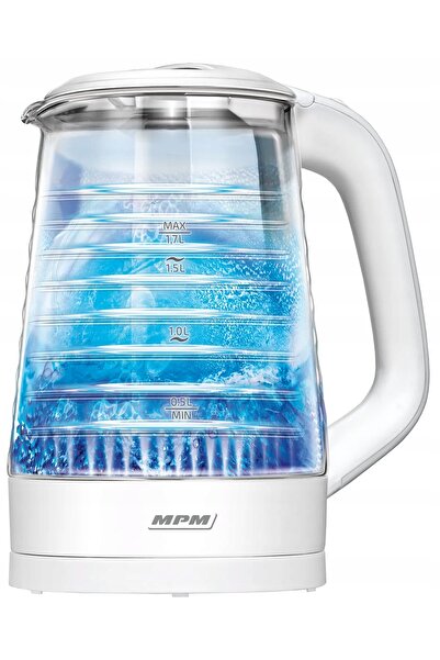 MPM MCZ-124 2200W 1.7L Fierbător electric cu corp din sticlă iluminat