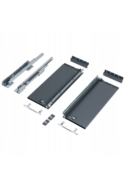 NO BRAND AMIX ELITE BOX sertar antracit înalt L-250 H-167 silențios 3D pentru...