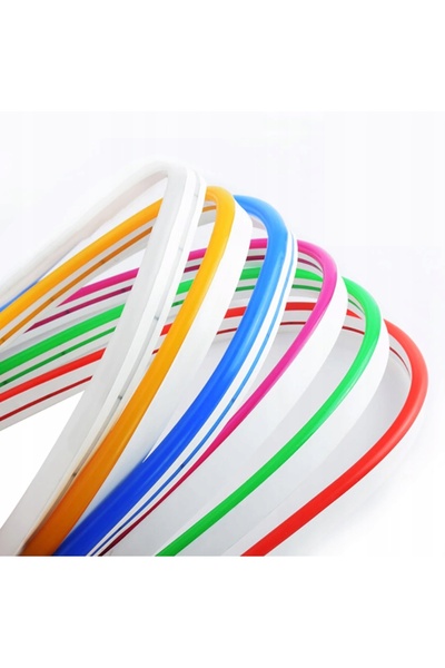 NO BRAND Neon FLEX Roșu 50 m 8x16 230 V 120D FLEX LED 12 W/m Tăiat la fiecare...