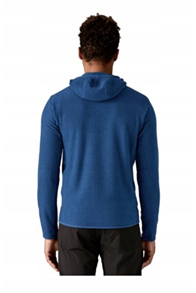 Patagonia Bluză cu fermoar R1 Air Full-Zip Hoody - albastru clement XL