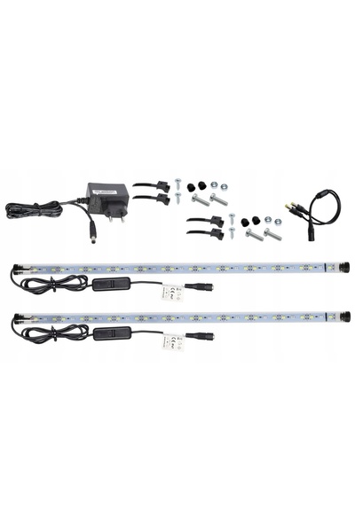 NO BRAND Lumină LED SPECTRU COMPLET 2x50cm pentru acvariu, pentru creștere.