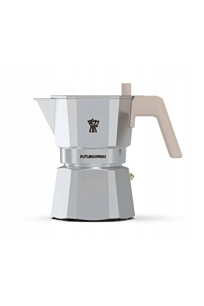 pezzetti FUTUREXPRESS Cafetieră din aluminiu (3 căni) - Argintiu