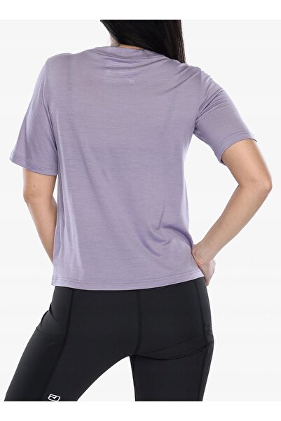 NO BRAND Tricou merino de damă Ortovox 140 Cool Round Landscape - lavandă lux...