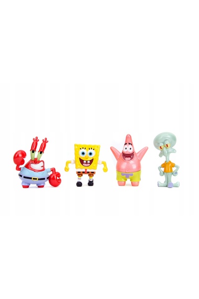 Jada Toys JADA FIGURES SPONGEBOB 6cm SET 4 bucăți METAL NOU COLECȚIA PATRICK ...