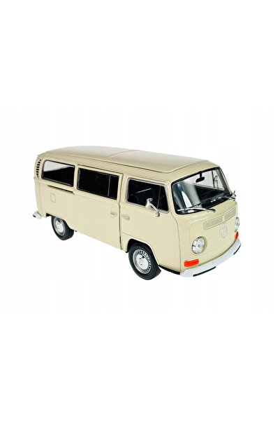 WELLY 1972 VW VOLKSWAGEN TRANSPORTER BUS T2 BEJ 1:24 MAȘINĂ NOUĂ 22472