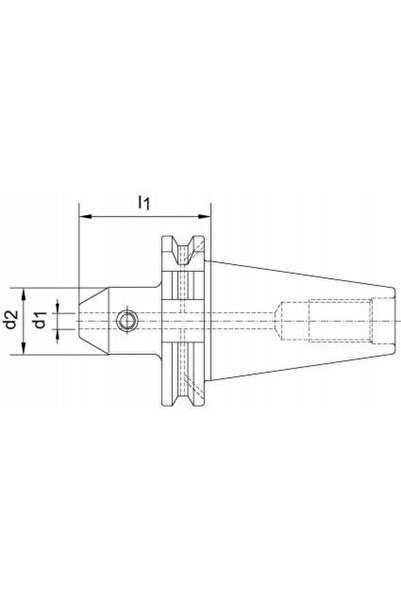 NO BRAND Clemă cu priză Weldon DIN69871ADB SK40 18mm A63