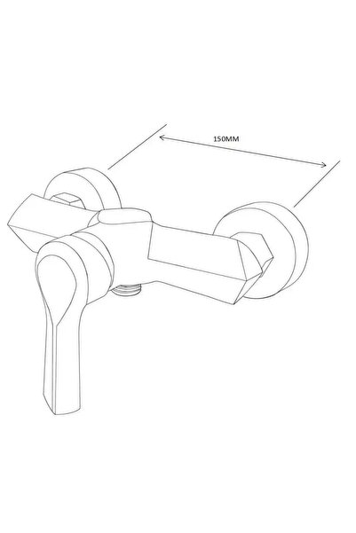 Mexen SABRE - BATERIE DE DUȘ CROMATĂ - 72140-00