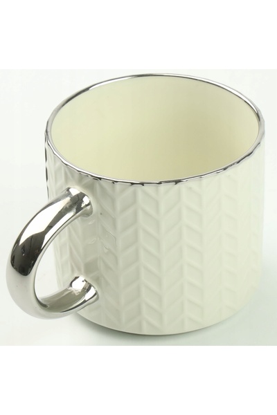 NO BRAND 4 bucăți CĂNI DE PORȚELAN PENTRU CAFEA ȘI CEAI CU MODEL, 400ML, CU M...