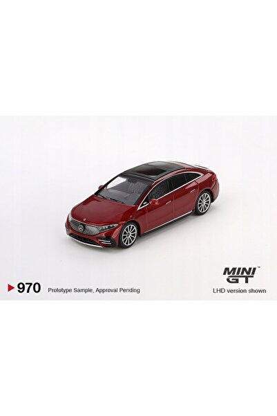 NO BRAND MINI GT MERCEDES-BENZ EQS 580 4MATIC 2024 Roșu Metalic - Blister 1:64