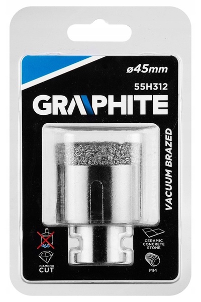 graphite Burghiu diamantat 45 mm x M14 CROWN