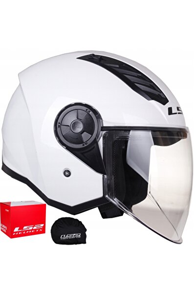 NO BRAND CASCA LS2 OF616 AIRFLOW II ALBĂ [Mărimea M]