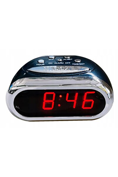 PERFECT Ceas deșteptător electronic LED fără fir cu temporizator de somn JB-2...