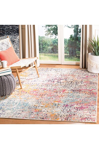 NO BRAND Covor țesut Safavieh Madison 460A-2, Covor de hol 60 x 90 cm, Gri Roz