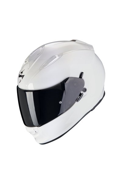 NO BRAND CASCA SCORPION EXO-491 ALB SOLID [Mărimea XXL]