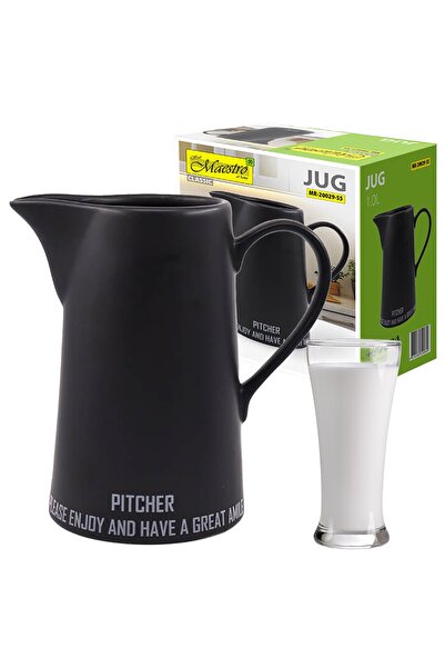 NO BRAND Carafă ceramică pentru apă, lapte, suc 1.0L MAESTRO Style MR-20029-55