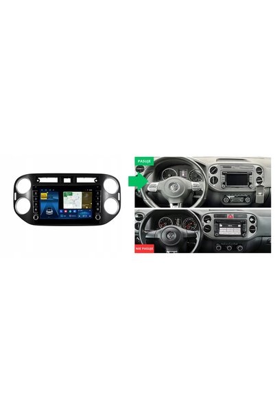 NO BRAND Radio Navigație GPS Volkswagen Tiguan I 2010-2016 Android