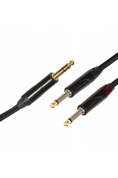 NO BRAND SSQ JSJM2 - cablu stereo jack - 2x jack mono - 2 metri