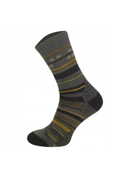 NO BRAND Șosete outdoor ClimaComfort 55% MERINO termoactive, kaki, 43-46
