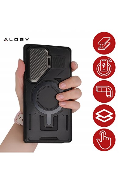 ALOGY Husă de protecție rezistentă pentru Samsung Galaxy S25 Ultra