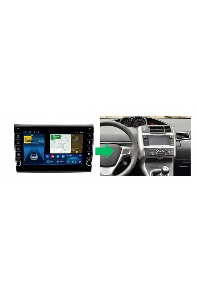 NO BRAND Radio Navigație GPS Toyota Verso 2010+ Android