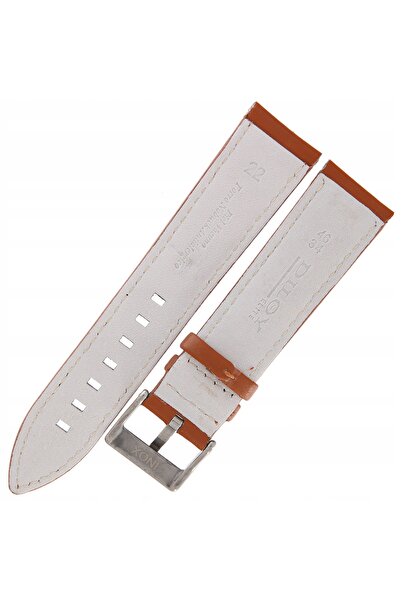 NO BRAND DILOY 330 - MARO DESCHIS - 22 mm - Curea de ceas din piele cu supraf...