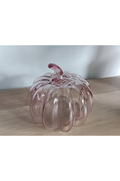 NO BRAND Figurină dovleac, decorațiune din sticlă, decorațiune de toamnă, S