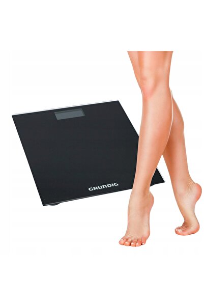 Grundig Cântar de baie cu afișaj LCD, 180 kg, cu termometru ambiental