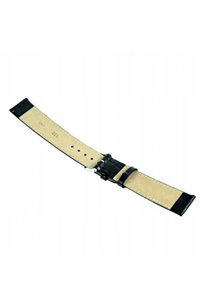 NO BRAND HORIDO 1320L - NEGRU - 20mm - Curea de ceas din piele