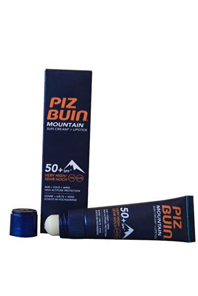 NO BRAND Piz Buin Mountain SPF50 Protecție solară + Balsam de buze 20 + 2,3