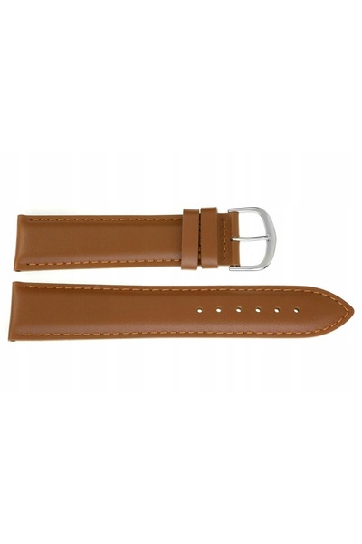 NO BRAND CUREA REDA 22 mm XL NETEDĂ, curea maro deschis, cusături maro