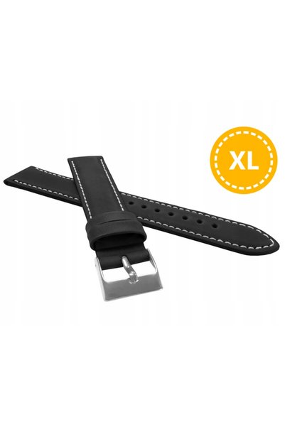 NO BRAND LAVVU Sport XL LSBXB20 - 20mm - Negru - Curea de ceas din piele