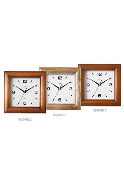 NO BRAND JVD NS20183.1 - 28x28cm - Gri Bronz - Ceas de perete din lemn