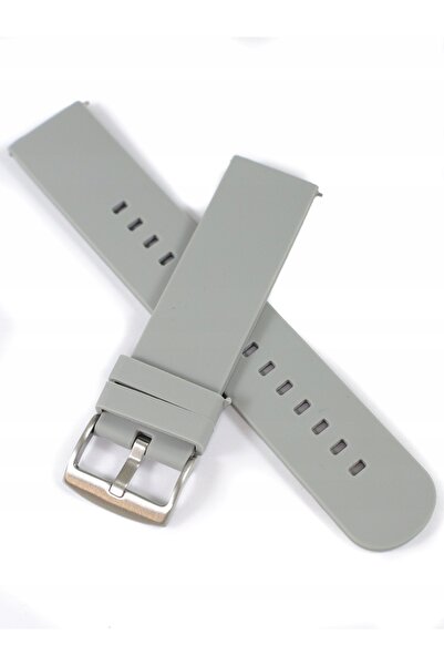 NO BRAND LAVVU LS00A22 - 22mm - GRI - Curea de ceas din silicon